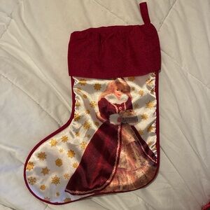 Red and Gold Christmas Stocking